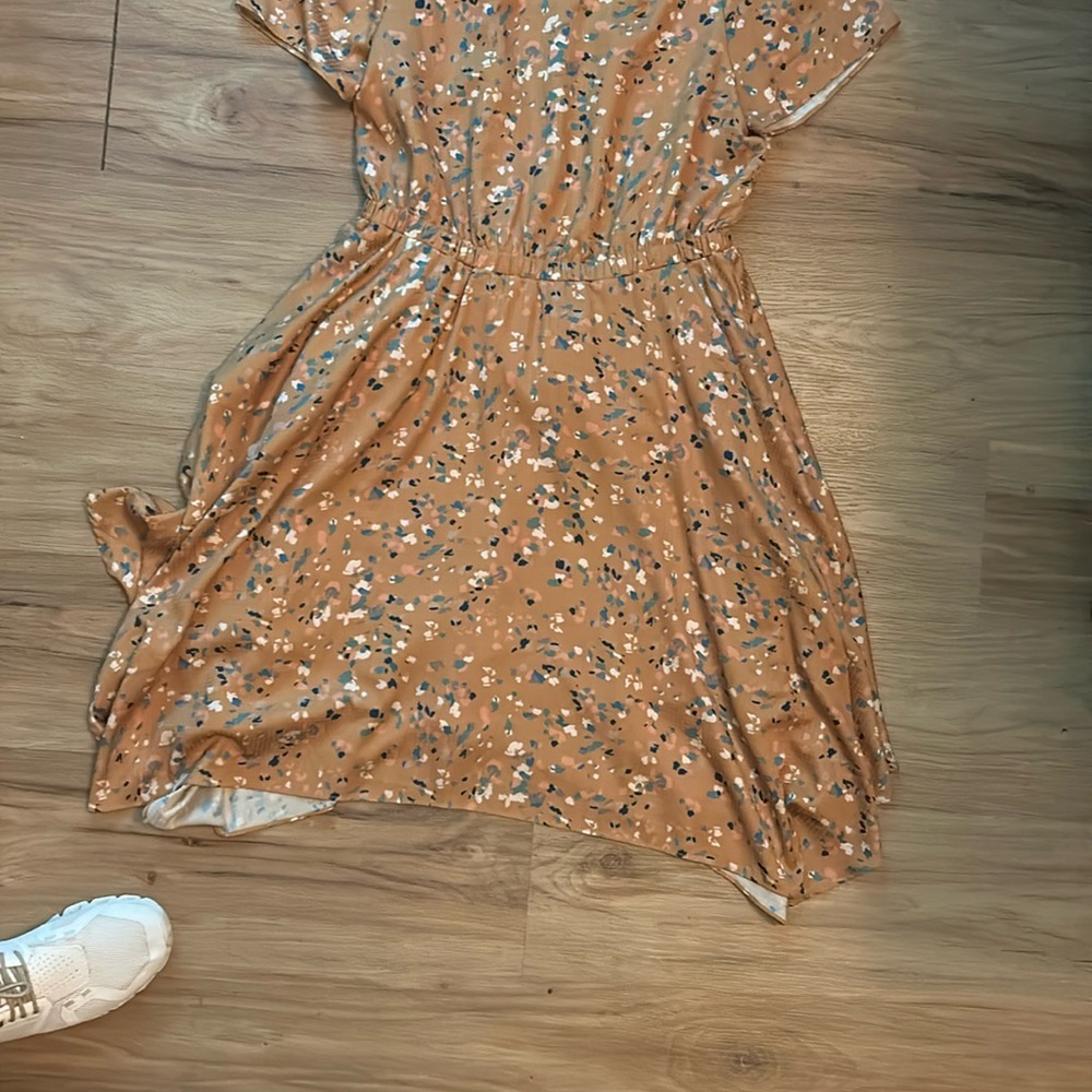 Gold Sequin Flutter Sleeve Midi Sundress